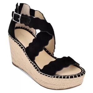 NEW Marc Fisher Calita Espadrille Wedges 11